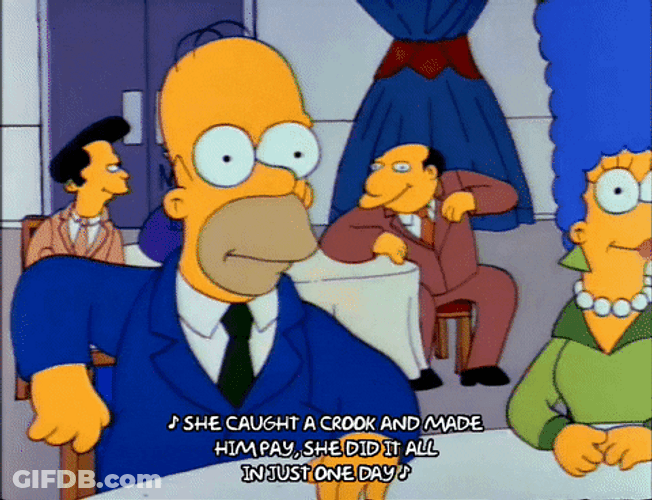 Bart Walks Away While His Ear Plugs GIF