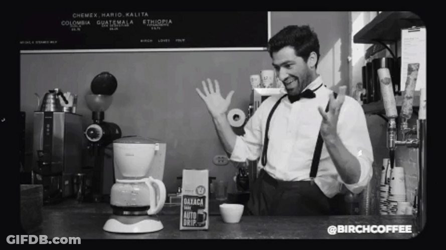 Bartender Needs Coffee GIF