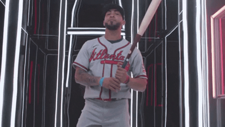 Baseball Bat Atlanta Braves Chop GIF