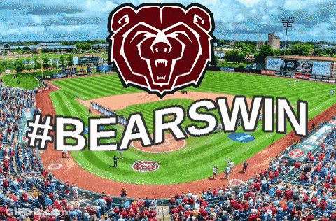 Baseball Field With #Bearswin GIF