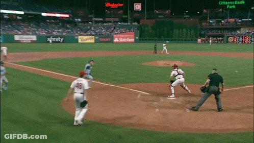 Baseball Game At Citizens Bank Park GIF