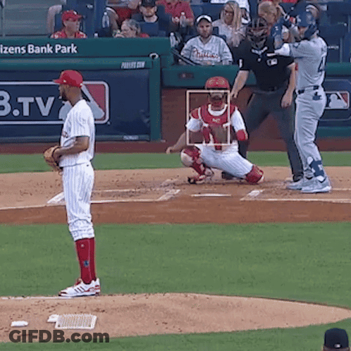 Baseball Game At Citizens Bank Park GIF