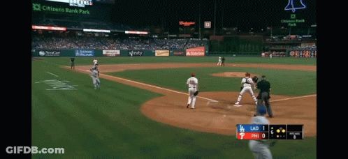 Baseball Game At Citizens Bank Park Sign GIF