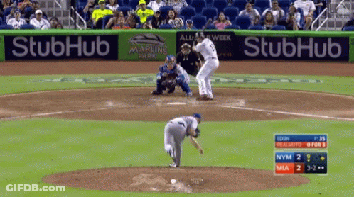Baseball Game At Marlins Park GIF