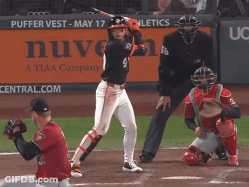 Baseball Game At Puffer Vest GIF