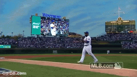 Baseball Game At Stadium GIF