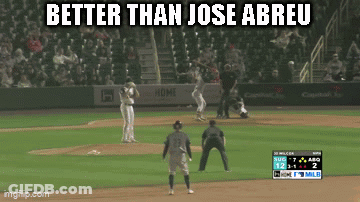 Baseball Game Better Than Jose Abreu GIF