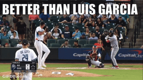 Baseball Game Better Than Luis Garcia GIF
