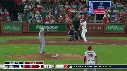 Baseball Game Between Holmes And Cardinals GIF
