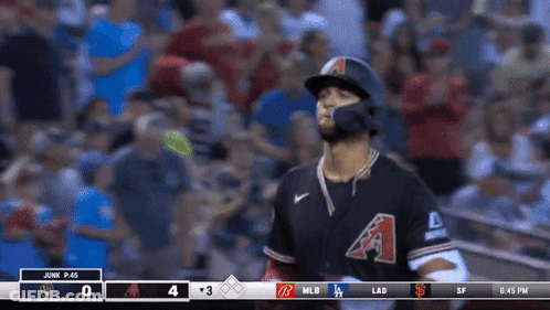 Baseball Game Between MLB And LAD GIF