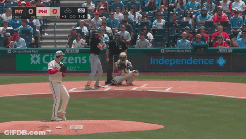Baseball Game Between Pittsburgh And Phi GIF