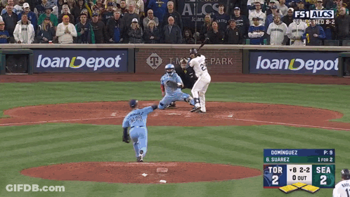 Baseball Game Between Seahawks And Tor GIF