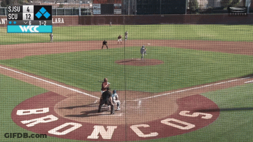 Baseball Game Between SJSU And Lara GIF