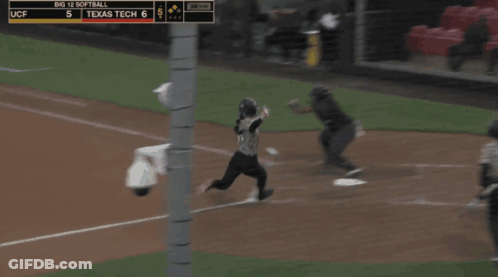 Baseball Game Between UCF And Texas Tech GIF