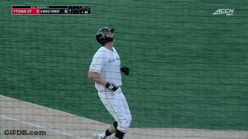 Baseball Game Between Ytown St And Whare Forest GIF