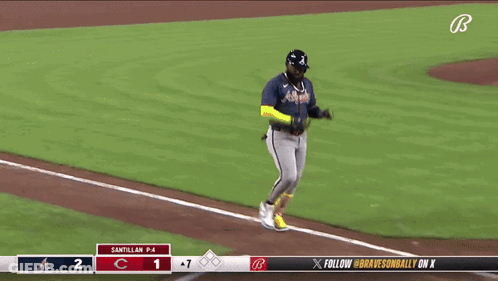 Baseball Game Braves Vs Santillana GIF