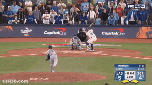 Baseball Game Broadcast On Fox Sports GIF