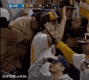 Baseball Game Dodgers Vs Padres GIF