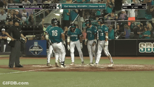 Baseball Game East Carolina Vs Conway GIF