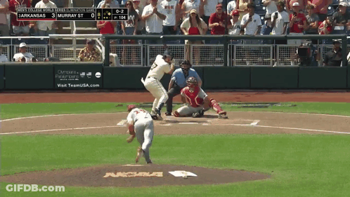 Baseball Game In Arkansas GIF
