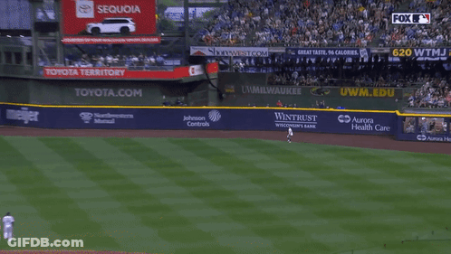 Baseball Game In Aurora Health Care Stadium GIF