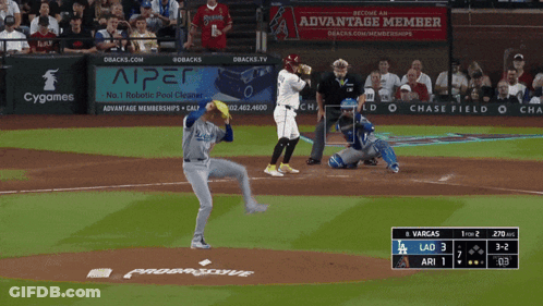 Baseball Game In Front Of Advantage Member Ad GIF