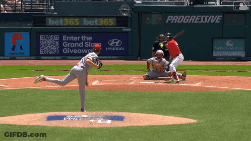 Baseball Game In Front Of Bet365 Ad GIF