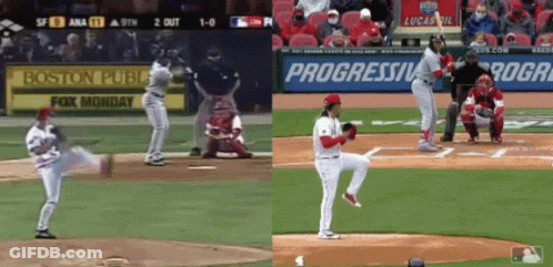 Baseball Game In Front Of Boston Pub Advertisement GIF