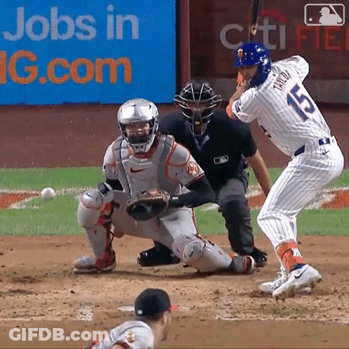 Baseball Game In Front Of Ig.com Ad GIF