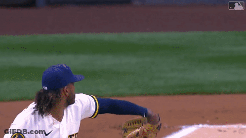 Baseball Game In Front Of Sausage Advertisement GIF