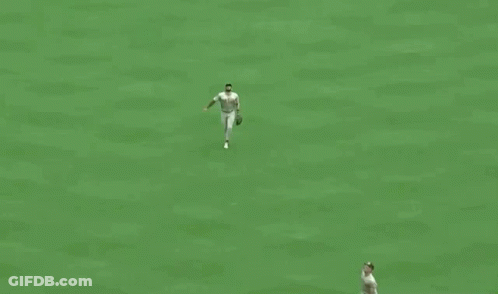 Baseball Game In Front Of Siteman Kids Sign GIF
