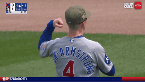 Baseball Game In Front Of T-Mobile Advertisement GIF