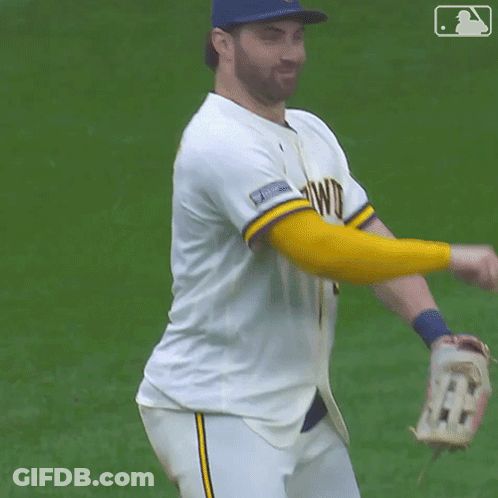 Baseball Game In Front Of YouTube Banner GIF