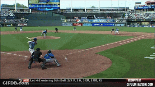 Baseball Game In Sprint Pepsi Stadium GIF