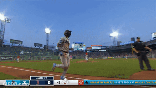 Baseball Game Jansen P.S. At Bat GIF