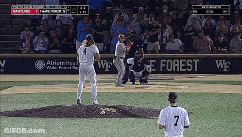 Baseball Game Maryland Vs Wake Forest GIF