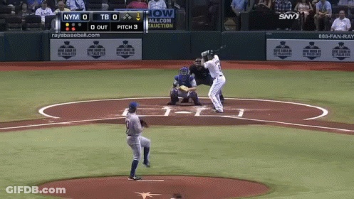 Baseball Game NYM Vs TB GIF