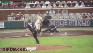 Baseball Game On Doble Field GIF