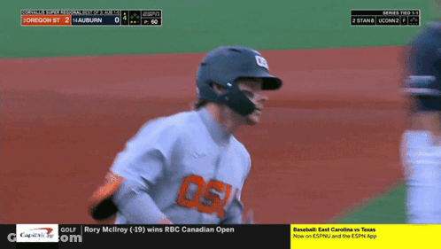 Baseball Game On ESPN And Capital One GIF