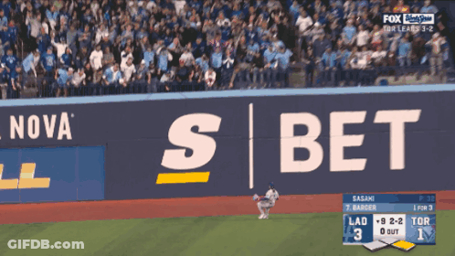 Baseball Game On Fox Sports GIF