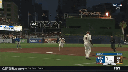 Baseball Game On TV GIF