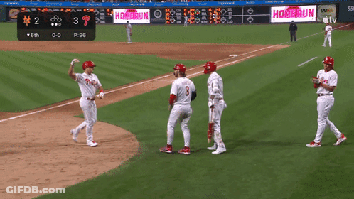 Baseball Game Phillies Dodgers GIF