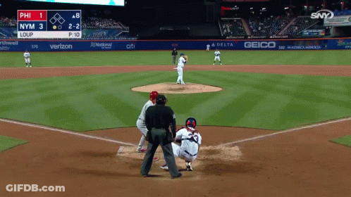 Baseball Game Phillies Vs Mets GIF