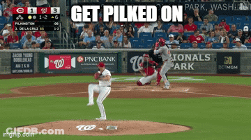 Baseball Game Saying Get Pilked GIF
