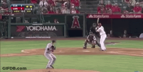 Baseball Game Score CLE 6 MIN 5 GIF