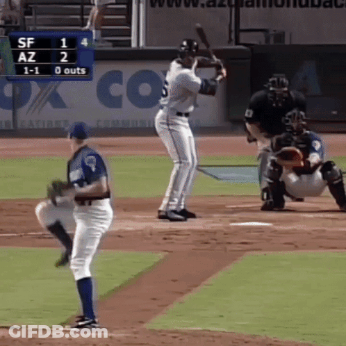 Baseball Game SF Vs A2 GIF