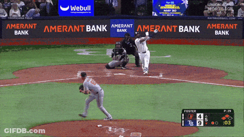 Baseball Game Sponsored By Amerant Bank And Webull GIF