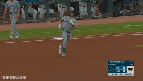 Baseball Game TOR Vs ATL GIF