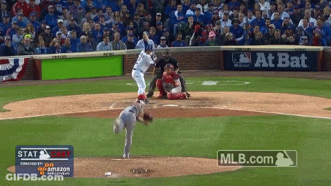 Baseball Game With At Bat Ad GIF