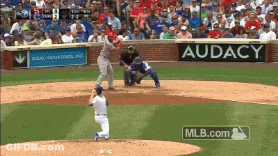 Baseball Game With Audacy And Ideal Industries Ads GIF